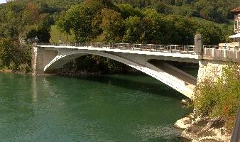 Road-bridge across the Aare in Aarburg, Canton of Aarau, bridge, castle, townscape, landscape, europe, switzerland, crossing, solothurn, aare, zofingen, river, aargau, street, aarburg, road