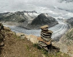 Aletschgletscher,  longest remaining alpine glacier, valais, eggishorn, mountains, glacier, stony, alps, wallis, rocks, schweiz, dry, alpine, mountains, peaks, moraine, great, aletsch, arid, alps