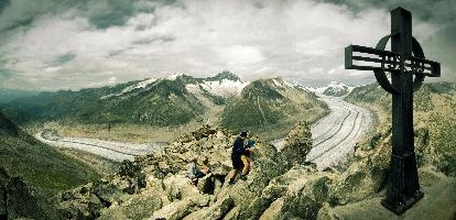 Wallis,  longest remaining alpine glacier
