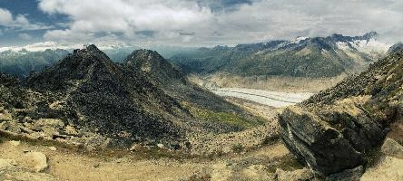 Aletschgletscher,  longest remaining alpine glacier, valais, eggishorn, mountains, glacier, stony, alps, wallis, rocks, schweiz, dry, alpine, mountains, peaks, moraine, great, aletsch, arid, alps