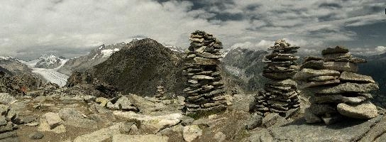 Eggishorn, eggishorn, switzerland, clouds, alpine, stack, pillars, pile, dry, wallis, outdoors, swiss, sunny, schweiz, cairns, harsh, rocks, high, glacier, hiking, peak, stone, arid, alps, valais, stacking, aletsch, walking, mountains