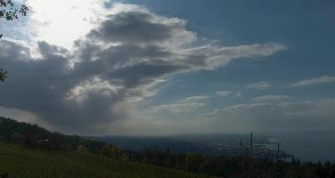 Sunburst through evening clouds over Lake Constance, seen from viewpoint behind Rorschach, Switzerland, fünfländerblick, outdoors, panorama, rorschacherberg, spring, viewpoint, rorschach, thurgau, water, constance, evening. stormy, weather, lake, cloud, sun, alpine, sky, light, mountains, sunburst, rays, alps, sunset, beams, swiss, scenery, daylight, switzerland, view, sunshine