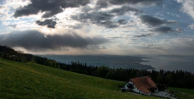Sunburst over Bodensee, alps, viewpoint, fünfländerblick, weather, rorschach, lake, sky, alpine, beams, swiss, water, view, sun, switzerland, cloud, light, mountains, daylight, scenery, sunshine, thurgau, evening. stormy, rays, rorschacherberg, panorama, constance, sunburst, sunset, outdoors, spring