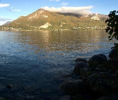 Lac d'Annecy at evening, France, Annecy