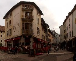 Street scene in Annecy, France, Annecy