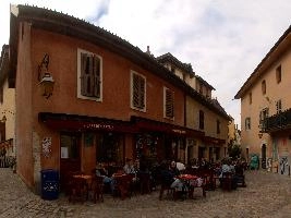 Cafe des Art in Annecy, France, Annecy, arts, café, des, europe, france, haute-savoie, palais, l'ilse