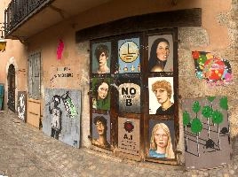 Artworks at the Cafe des Arts, Annecy, Annecy
