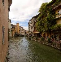 River front in Annecy, France, Annecy