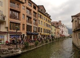 River front in Annecy, France, Annecy