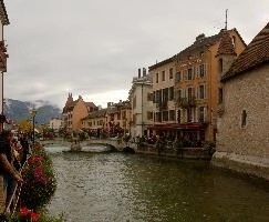 River Front in Annecy, France, Annecy