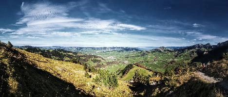Appenzell, bodensee, scenic, agriculture, mountains, europe, alps, rural, appenzell, ebenalp, view, green, switzerland