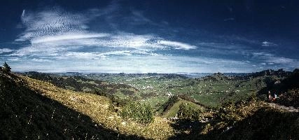 Appenzell bis zum Bodensee, bodensee, scenic, agriculture, mountains, europe, alps, rural, appenzell, ebenalp, view, green, switzerland