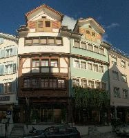 Appenzell, zur, painted, street, hotel, rural, restaurant, town, quaint, appenzell, urban, biene, daylight, building, autumn, historic, hostory, stadt, half-timbered, swiss, switzerland, outdoors, tourism