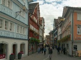 Appenzell, town, swiss, building, painted, tourism, stadt, street, rural, appenzell, outdoors, half-timbered, urban, daylight, autumn, switzerland, quaint, historic, hostory