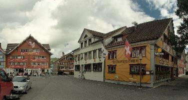 Appenzell, hotel, switzerland, quaint, stadt, historic, street, town, swiss, appenzell, tourism, sonne, rural, autumn, outdoors, building, painted, hostory, urban, daylight