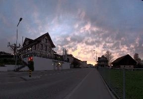 Evening in Arbon, arbon, bodensee, lake, village, evening, street, swiss, road, switzerland, dusk, thurgau, sky, outdoors, building, constance, town, sunset, colours