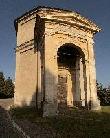 Cappella Sacro Monte di Arona, Piemonte, religion, yellow, stone, building, basilica, church, borromeo, arona, charles, piemonte, saint, italy, christianity, europe, catholic