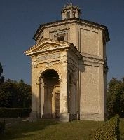 Cappella Sacro Monte di Arona, Piemonte, religion, yellow, stone, building, basilica, church, borromeo, arona, charles, piemonte, saint, italy, christianity, europe, catholic