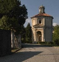 Cappella Sacro Monte di Arona, Piemonte, religion, yellow, stone, building, basilica, church, borromeo, arona, charles, piemonte, saint, italy, christianity, europe, catholic