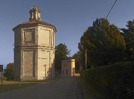 Cappella Sacro Monte di Arona, building, religion, catholic, christian, church, chapel, arona, octagonal, piemonte, stone, italy, exterior, europe, facade
