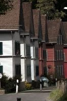 Homes in the Swiss town of Amden, near the Höllgrotten caves, walls, roof, facade, exterior, rural, modern, höllgrotten, home, exterior, house, building, baar, outdoors, switzerland, summer, europe, domestic