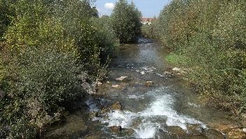Höllbach River in Baar, Swiss Alps, flowing from the cave system, stream, river, rural, caves, outdoors, summer, höllbach, höllgrotten, rocky, baar, water, switzerland, flowing, europe, chalk