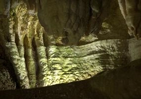 Calcite formations in Höllgrotten Cave, Baar in Switzerland, european, höllgrotten, drop, baar, calcite, tiers, material, flow, stone, yellow, formation, cream, rock, nature, cave, geology, speleology, color, underground, subterranean, switzerland, alps, stalactite