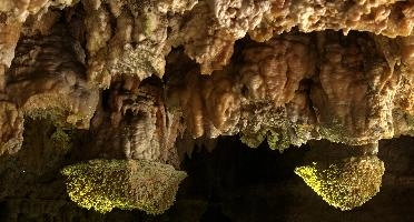 Calcite formations in Höllgrotten Cave, Baar in Switzerland, european, höllgrotten, drop, baar, calcite, tiers, material, flow, stone, yellow, formation, cream, rock, nature, cave, geology, speleology, color, underground, subterranean, switzerland, alps, stalactite