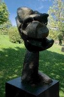 Abstract metal sculpture at Bad Ragartz, Switzerland, null