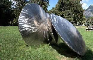 Artwork on display in Bad Ragaz during the 2018 Bad Ragartz festival, graubünden, town, modern, grisons, celebration, sculpture, ragaz, festival, arts, bad, outdoor, artwork, mountains, public, open-air, alpine, collection, on display, alps, display, tourism, outdoors, street, daylight, swiss, art, sunlight, switzerland, ragartz, rural
