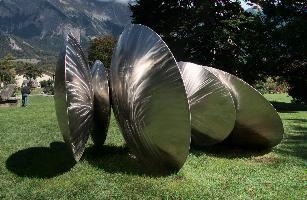 Artwork on display in Bad Ragaz during the 2018 Bad Ragartz festival, graubünden, town, modern, grisons, celebration, sculpture, ragaz, festival, arts, bad, outdoor, artwork, mountains, public, open-air, alpine, collection, on display, alps, display, tourism, outdoors, street, daylight, swiss, art, sunlight, switzerland, ragartz, rural