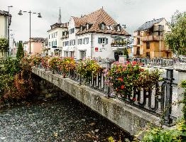 Bridge in Bad Ragaz, Switzerland, badragaz