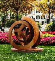 Abstract sculpture in Bad Ragartz, null