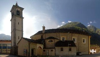 Church of Saint Antonio of Padova, Bignasco in the Canton of Ticino, Switzerland, null