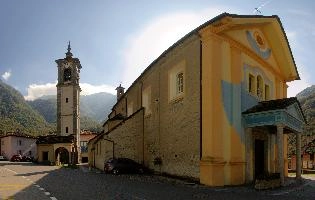Church of Saint Antonio of Padova, Bignasco in the Canton of Ticino, Switzerland, null