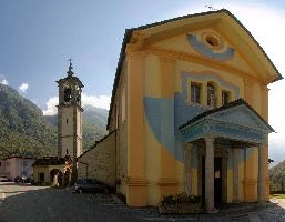 Church of Saint Antonio of Padova, Bignasco in the Canton of Ticino, Switzerland, null