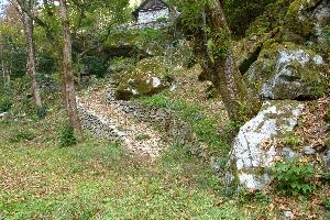 Woodland path in the Bavona valley, Swiss Canton of Ticino, null