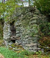 Derelict rustico in the Bavona valley, Swiss Canton of Ticino, null