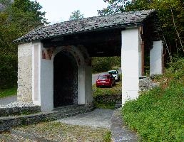 Open chapel in the Bavona valley, Swiss Canton of Ticino, null
