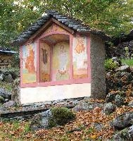 Roadside shrine in the Bavona valley, Canton of Ticino, null