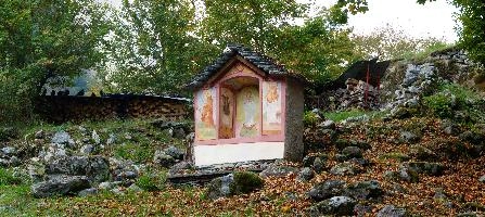 Roadside shrine in the Bavona valley, Canton of Ticino, null