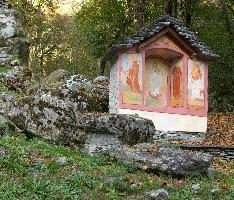 Roadside shrine in the Bavona valley, Canton of Ticino, null