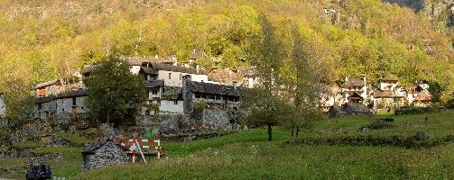 Settlement in the Bavona valley, Swiss Canton of Ticino, null
