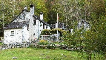 Rustico in the Bavona valley, Swiss Canton of Ticino, null