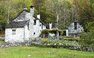 Rustico in the Bavona valley, Swiss Canton of Ticino, null