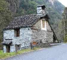 Rustico in the Bavona valley, Swiss Canton of Ticino, null