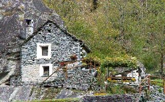 Rustico in the Bavona valley, Swiss Canton of Ticino, null