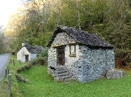 Rustici in the Bavona valley, Swiss Canton of Ticino, null