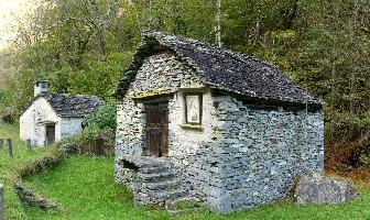 Rustici in the Bavona valley, Swiss Canton of Ticino, null