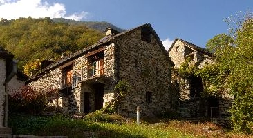 House in the Bavona valley in the Swiss Canton of Ticino, null